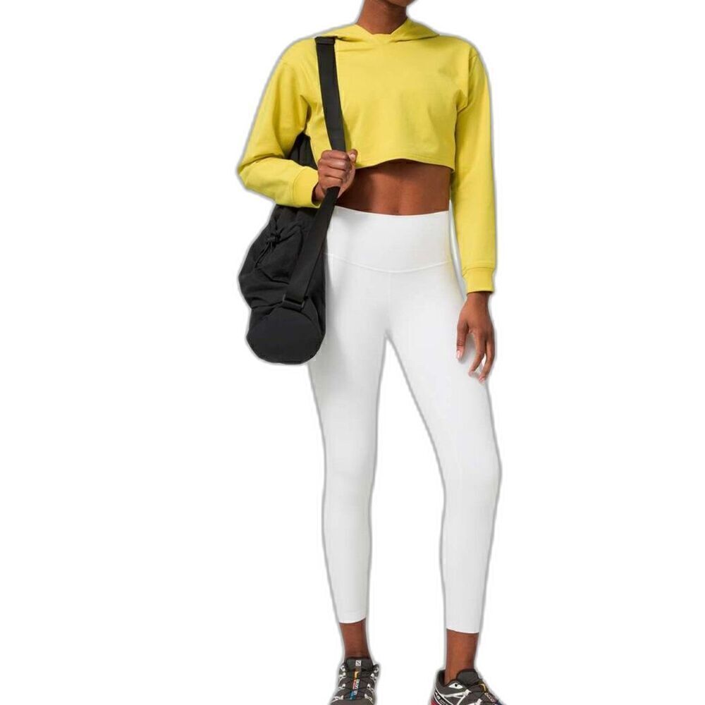 Lululemon All Yours Cropped Hoodie *Soleil - Picture 6 of 9